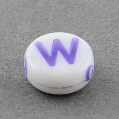 Твердые акриловые бусины с горизонтальными отверстиями&nbsp;SACR-S179-09