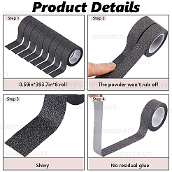 10 м декоративных бумажных лент для альбома для вырезок своими руками&nbsp;TAPE-WH20001-001G