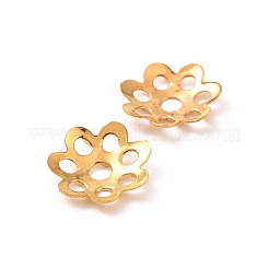 Шапочки и конусы для бусин&nbsp;KK-G319-03G-RS