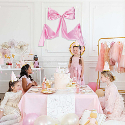 Украшение бантом из полиэстера&nbsp;AJEW-WH0695-228A