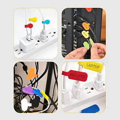 30 шт. нейлоновые этикетки для кабеля с крючками и петлями&nbsp;FIND-SP0004-89E