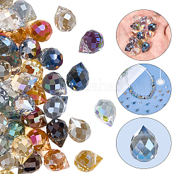 120шт гальванические стеклянные бусины&nbsp;EGLA-SP0001-29