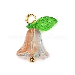 8шт 8 цвета стеклянные подвески&nbsp;PALLOY-JF03533-01