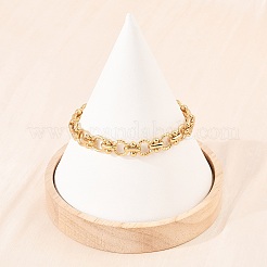 Браслеты-цепочки из нержавеющей стали 304 для женщин&nbsp;BJEW-H207-01D-G