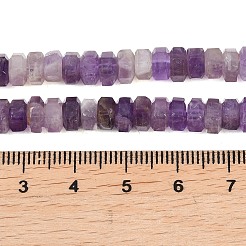 Природный аметист нитей бисера&nbsp;G-G317-A22-3X6MM