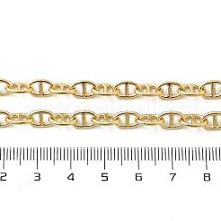 Латунные овальные ссылка цепи ожерелья&nbsp;NJEW-A042-16G