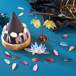 180шт 9 стильный кулон из гальванического стекла&nbsp;EGLA-TA0001-16