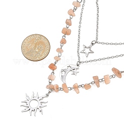 Подвеска в виде солнца&nbsp;NJEW-JN05470-01