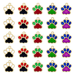 30шт 5 цвета сплава эмалевые подвески&nbsp;FIND-TA0006-07