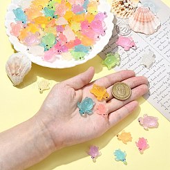 80 шт. 16 стиля фигурка морской черепахи из светящейся смолы украшение&nbsp;FIND-CJ0003-49