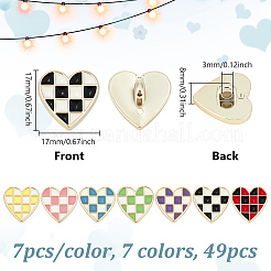 Пластиковые эмалированные пуговицы&nbsp;BUTT-NB0002-17A