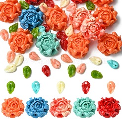 30 шт. подвески в виде листьев&nbsp;CORA-YW0001-02