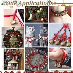 40 шт. латунные подвески-колокольчики&nbsp;KK-UN0005-55