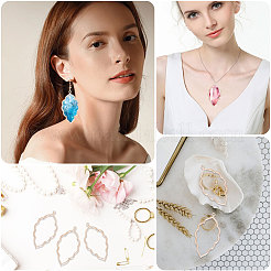 50 шт. большие подвески из сплава в тибетском стиле с открытой задней частью&nbsp;FIND-CA0008-77RG