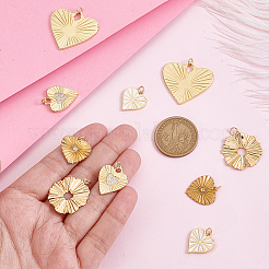 10 шт. подвески из латуни и нержавеющей стали 304 в двух стилях&nbsp;PALLOY-GA00060