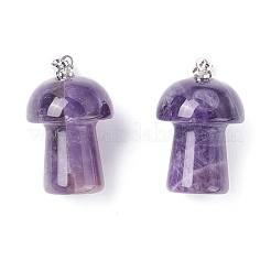 Подвески из натурального аметиста &nbsp;G-M380-B12-P