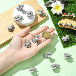 20 шт. 4 стиля мини-украшения для собак из смолы&nbsp;RESI-CJ0004-85