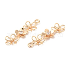 Латунь со стеклянными подвесками&nbsp;KK-G468-48G