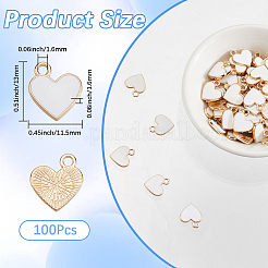 Подвески из эмали из сплава 100 шт.&nbsp;FIND-SP0003-99