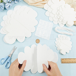 Войлочные 3d colud подвесные потолочные украшения&nbsp;HJEW-WH20010-07B