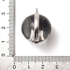 Подвески из светящегося стеклянного шара на тему галактики&nbsp;GLAA-D021-01P-05