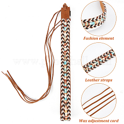 Плетеный пояс в ковбойской шляпе из искусственной кожи на юго-западе&nbsp;DIY-WH0449-03