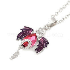 Сплав и стеклянные ожерелья кулон PW-WG44FA7-01