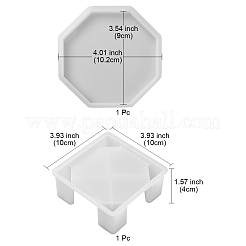 2 шт. 2 стильные силиконовые Молды для подставок «сделай сам»&nbsp;DIY-FS0004-92
