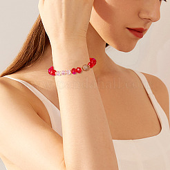 5 нить 5 нити прозрачных гальванических стеклянных бусин размера 3~10x2~8&nbsp;GLAA-TA0001-96A