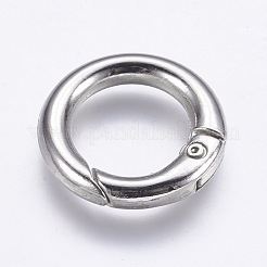 Пружинные кольца из цинкового сплава&nbsp;LS-PALLOY-WH0007-02-2.5cm