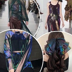 2м ткани из полиэфирной органзы&nbsp;DIY-WH20031-072B