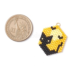 Подвески из стеклянных бусин на тему Хэллоуина&nbsp;PALLOY-MZ00873-03