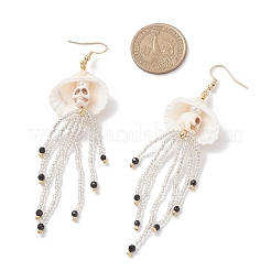 Серьги-подвески из нержавеющей стали 304&nbsp;EJEW-MZ00530-02