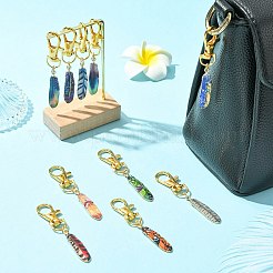 Подвесные украшения из эмали из сплава 10 шт.&nbsp;HJEW-CJ00086