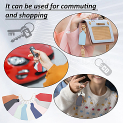 10шт 10 цвета брелок из искусственной кожи pu&nbsp;KEYC-NB0001-74