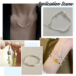 30шт 925 бусины из стерлингового серебра&nbsp;STER-PH0001-99C