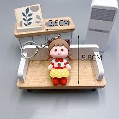 Брелок для ключей из ПВХ-сумки для девочек&nbsp;LS-PW-WG0BCC7-03