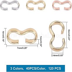 120 шт. 3-х цветные латунные быстроразъемные соединения&nbsp;KK-FH0002-36