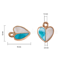Подвески из эмали и сплава&nbsp;ENAM-CJ0001-28