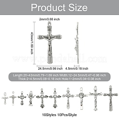 100шт 10 стиля подвески из сплава в тибетском стиле&nbsp;FIND-CJ0005-03