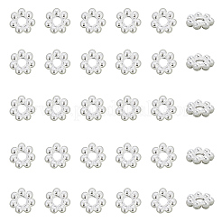 80 шт. разделительные бусины из нержавеющей стали 304&nbsp;STAS-BBC0008-27C-P