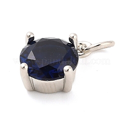 Латунь стекло кулоны&nbsp;KK-H527-14P-01