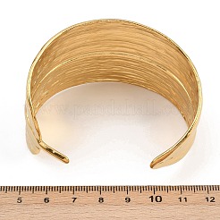 Браслеты-манжеты из нержавеющей стали 304 для женщин&nbsp;BJEW-P362-03G