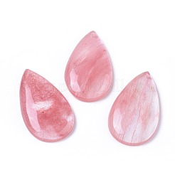 Синтетический арбуз камень стекло большие кулоны и подвески&nbsp;G-K298-03