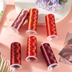 6 рулон велюровой пряжи 6 цветов&nbsp;AJEW-TA0002-70A