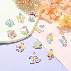 Подвески из сплава эмали 12шт 12 стиля&nbsp;ENAM-YW0002-76