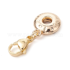 Украшения из эмали из сплава пончиков&nbsp;HJEW-JM01913