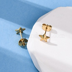 Серьги-гвоздики из нержавеющей стали 304&nbsp;EJEW-Z134-05G