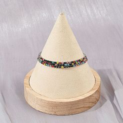 Браслеты-цепочки из нержавеющей стали 304 со стразами для женщин&nbsp;BJEW-Z143-23P-01