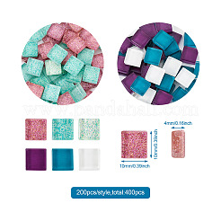 400шт 2 стиля стеклянных кабошонов&nbsp;GGLA-TA0001-09E